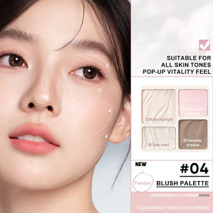 2 IN 1 Highlighter Contour Palette - Paletka na konturování obličeje