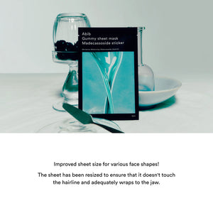Gummy Sheet Mask Madecassoside Sticker - Hydratační a regenerační plátýnková maska 1ks