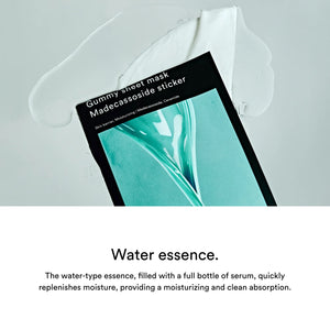 Gummy Sheet Mask Madecassoside Sticker - Hydratační a regenerační plátýnková maska 1ks