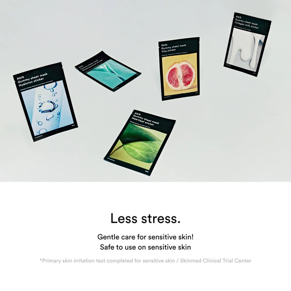 Gummy Sheet Mask Madecassoside Sticker - Hydratační a regenerační plátýnková maska 1ks