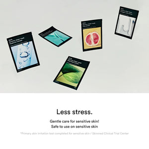 Gummy Sheet Mask Heartleaf Sticker - Zklidňující maska pro citlivou a problematickou pleť 1ks