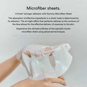 Gummy Sheet Mask Collagen Milk Sticker - Zpevňující a vyživující plátýnková maska 1ks