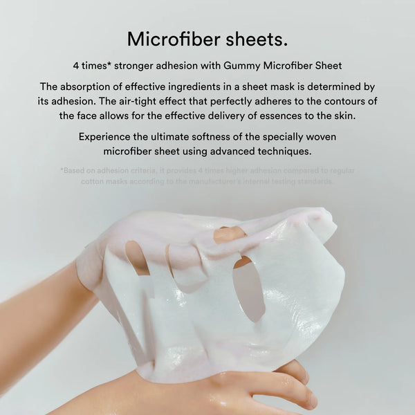 Gummy Sheet Mask Collagen Milk Sticker - Zpevňující a vyživující plátýnková maska 1ks