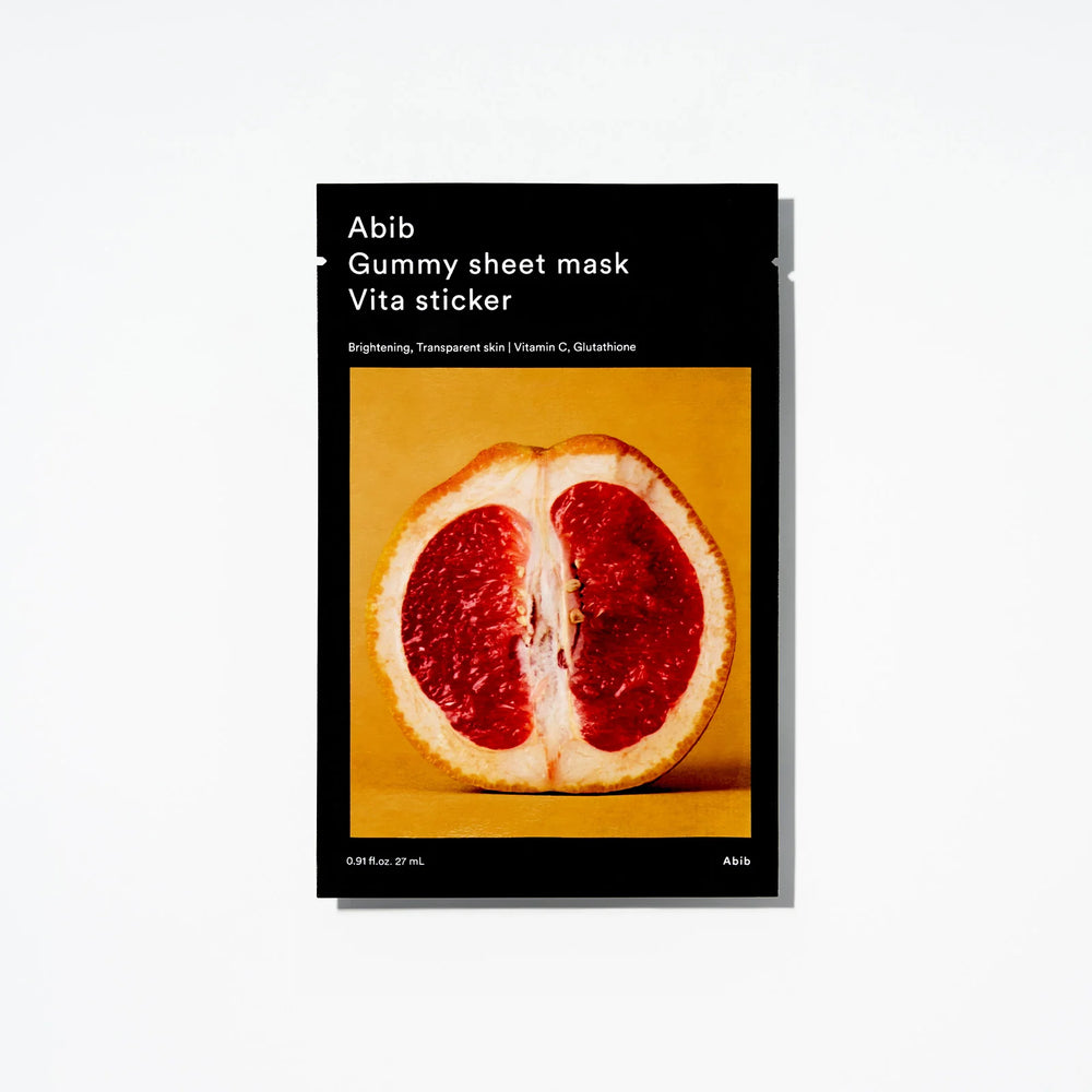 Gummy Sheet Mask Vita Sticker - Rozjasňující plátýnková maska s vitamíny a niacinamidem 1ks