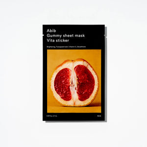 Gummy Sheet Mask Vita Sticker - Rozjasňující plátýnková maska s vitamíny a niacinamidem 1ks