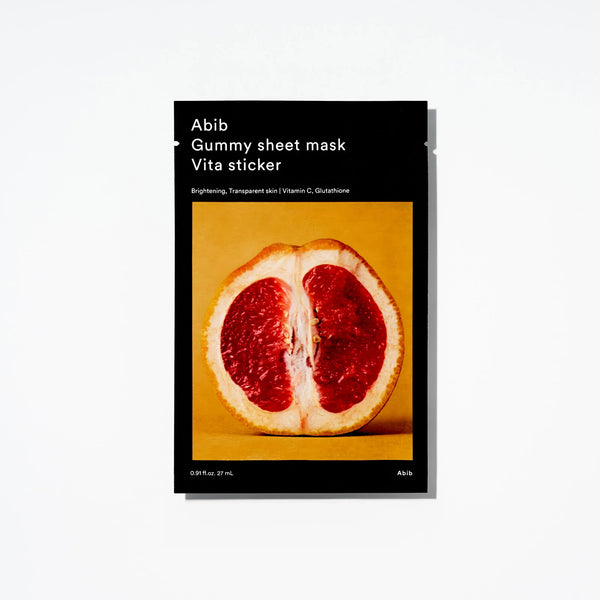 Gummy Sheet Mask Vita Sticker - Rozjasňující plátýnková maska s vitamíny a niacinamidem 1ks