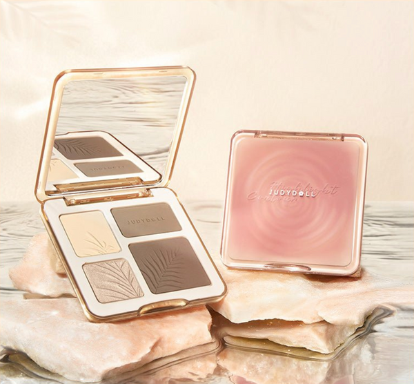 2 IN 1 Highlighter Contour Palette - Paletka na konturování obličeje