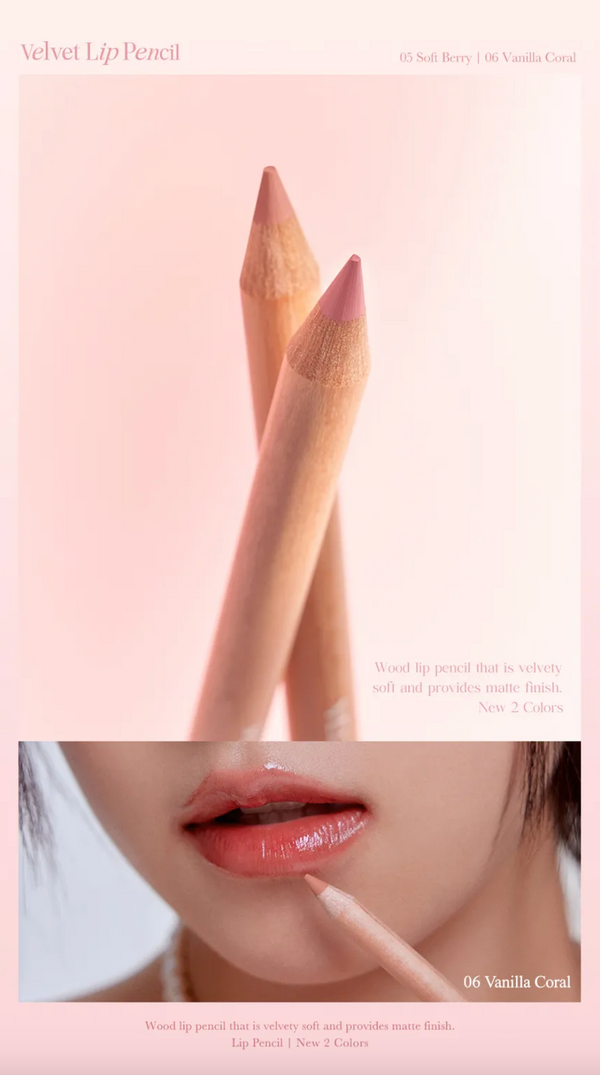Velvet Lip Pencil Set (+ ořezávátko)