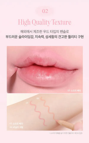 Velvet Lip Pencil Set (+ ořezávátko)