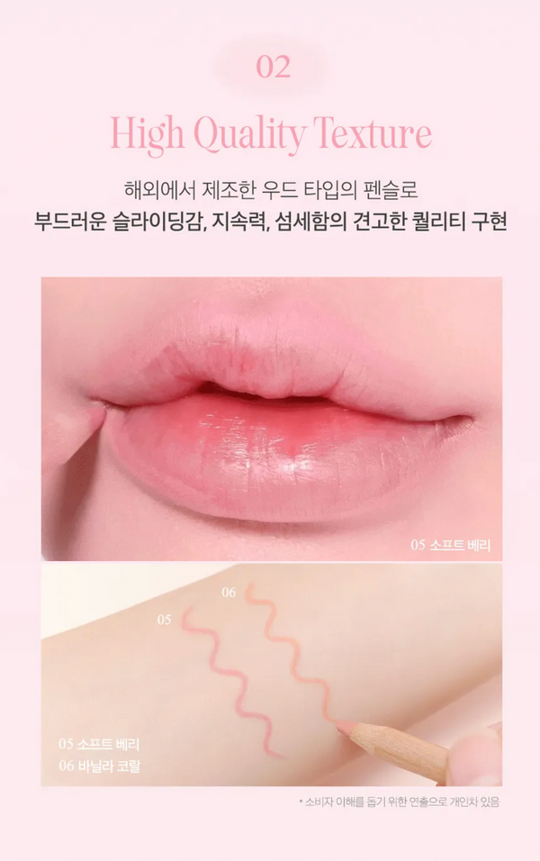 Velvet Lip Pencil Set (+ ořezávátko)