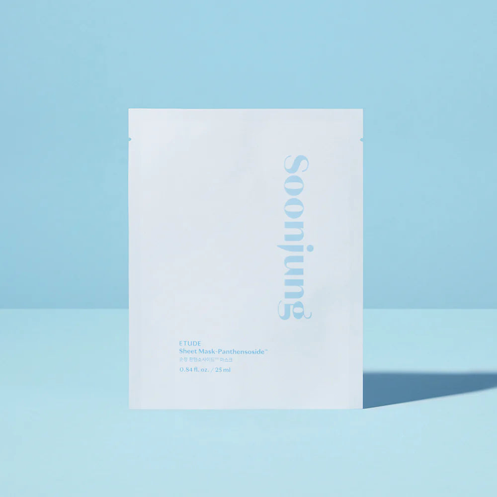 Soon Jung Panthensoside Sheet Mask - Zklidňující textilní maska pro citlivou a podrážděnou pleť 25ml