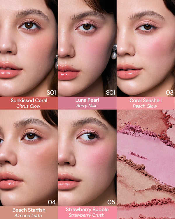 Shell's Jewel Silk Satin Blush