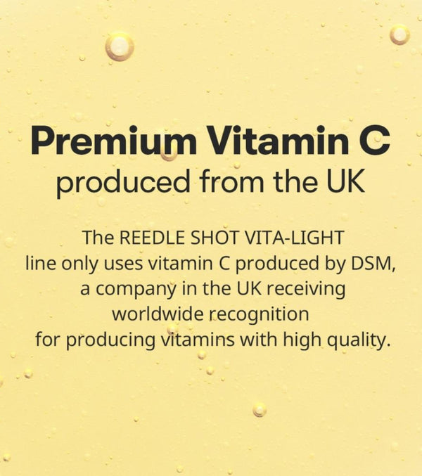 Reedle Shot Vita-Light Brightening Mask - Rozjasňující plátýnková maska s mikroneedling technologií 30ks/320g