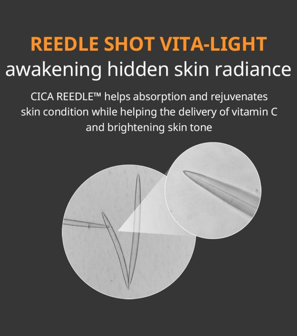 Reedle Shot Vita-Light Brightening Mask - Rozjasňující plátýnková maska s mikroneedling technologií 30ks/320g