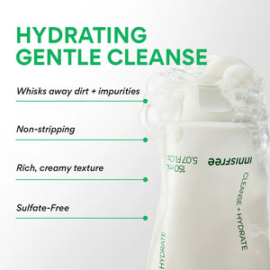 Green Tea Amino Hydrating Cleansing Foam - Hydratační čisticí pěna se zeleným čajem a aminokyselinami