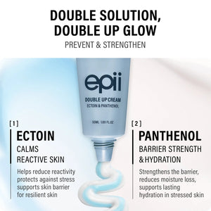 epii - Double Up Cream Ectoin & Panthenol - Zklidňující krém pro posílení kožní bariéry