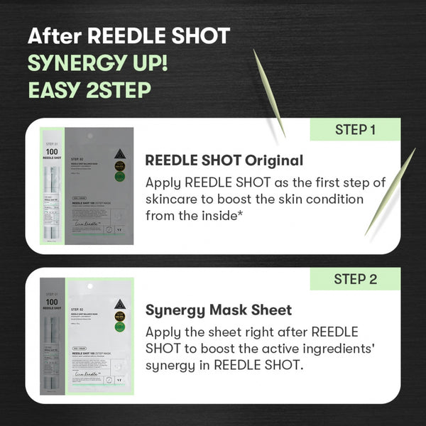 Reedle Shot 100 2-Step Mask - Dvoufázová zpevňující maska s mikroneedle technologií 1,5g+25g
