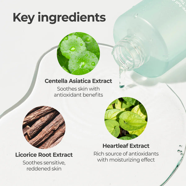 No.1 Pure-Full Calming Herb Toner - Zklidňující tonikum s cica a toulní srdčitou 300ml