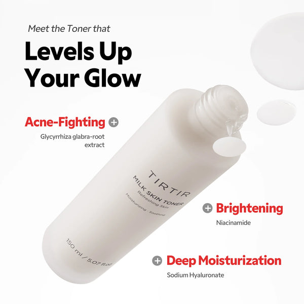 TIRTIR - Milk Skin Toner - Hydratační tonikum s mléčnou texturou