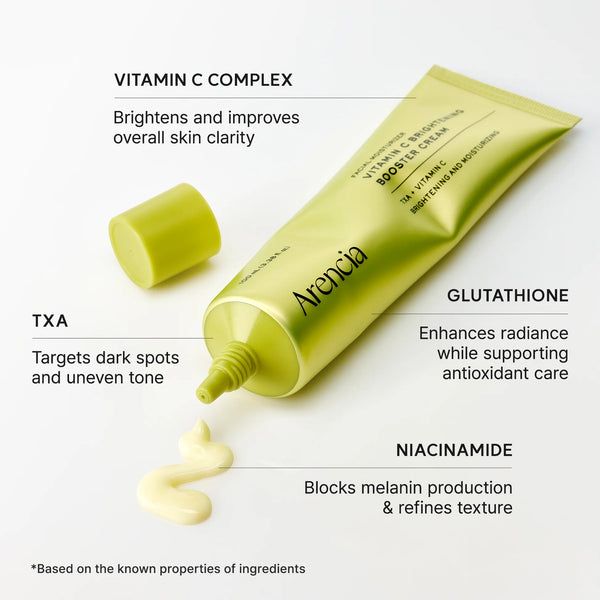 Arencia - Vitamin C Booster Shot - Rozjasňující booster s vitamínem C pro sjednocení tónu pleti