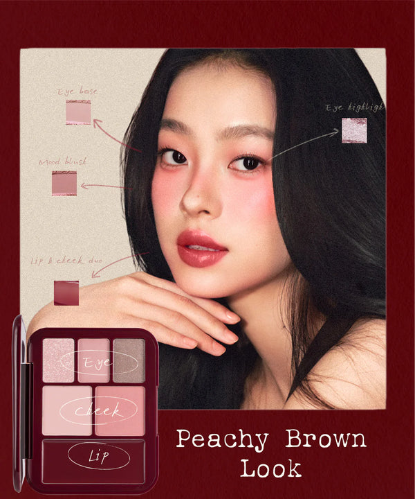 JOOCYEE - Lookbook Multi Palette - Multifunkční paletka 5v1 pro oči, tváře i rty