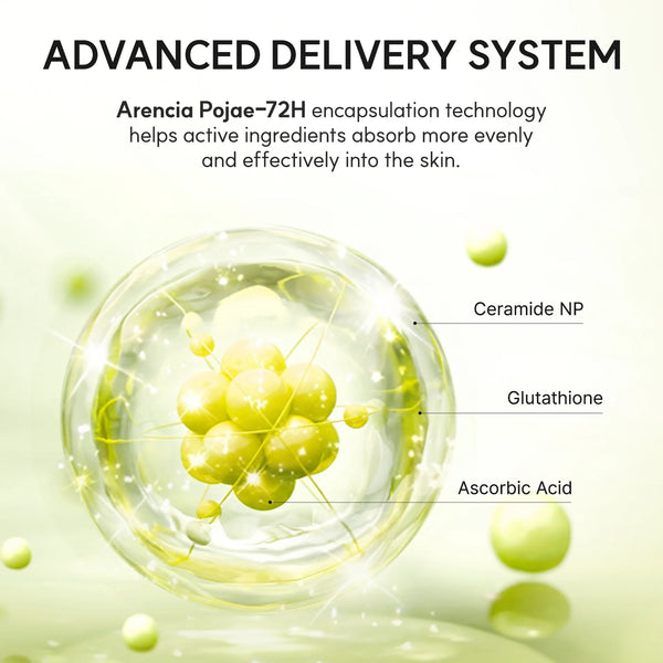 Arencia - Vitamin C Booster Shot - Rozjasňující booster s vitamínem C pro sjednocení tónu pleti