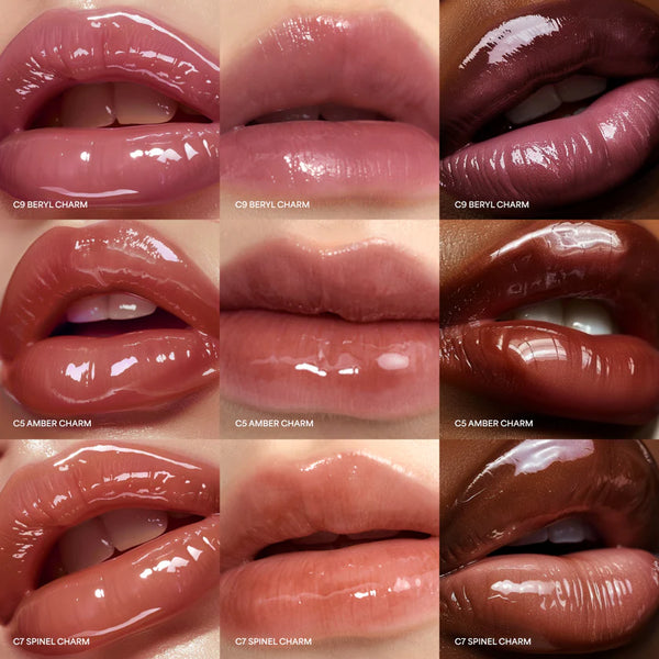 Charm Tint Glossy Gel - Lesklý tint na rty a tváře s přívěskem na klíče