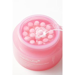 Medicube - PDRN Pink Collagen Capsule Cream - Rozjasňující krém s PDRN pro hydratovanou a sjednocenou pleť