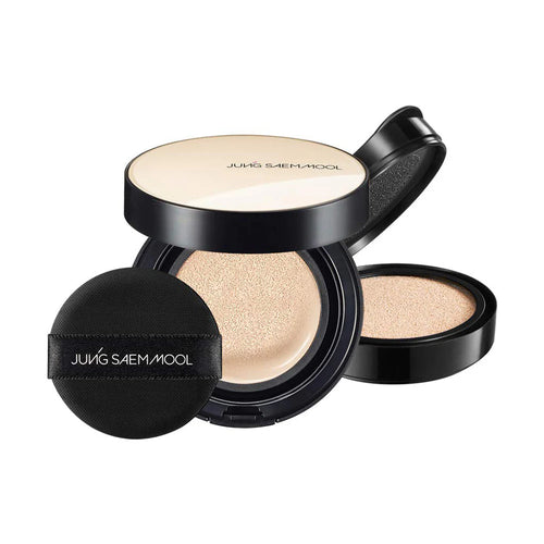 JUNG SAEM MOOL - Essential Skin Nuder Cushion Set - Rozjasňující make-up v houbičce  (+ náhradní náplň)
