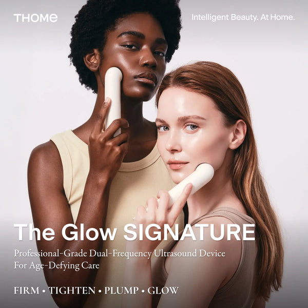 THOME - The Glow Signature - Ultrazvukový kosmetický přístroj pro jasnější, hydratovanější a pevnější pleť