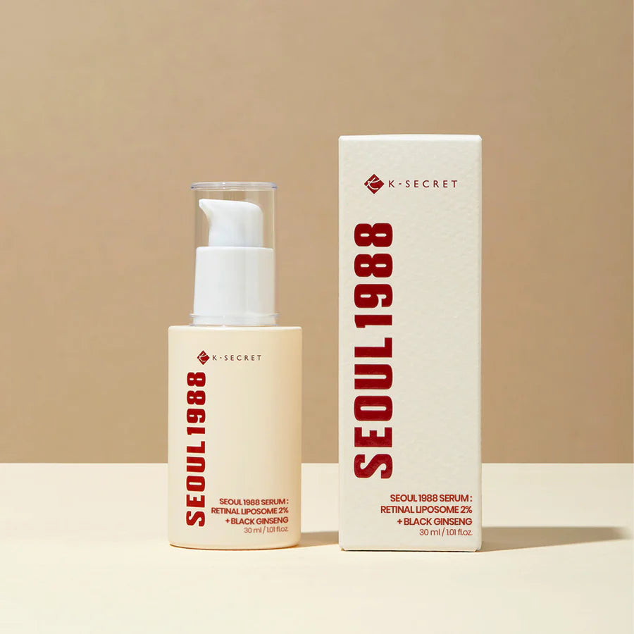 SEOUL 1988 Serum: Retinal Liposome 2% + Black Ginseng - Zpevňující sérum s retinalem a černým ženšenem 30ml