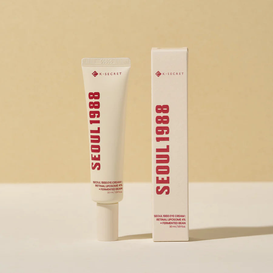 SEOUL 1988 Eye Cream: Retinal Liposome 4% + Fermented Bean - Oční krém proti vráskám s retinalem a fermentovanými boby 30ml