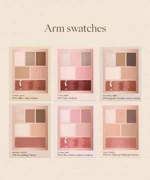 JOOCYEE - Lookbook Multi Palette - Multifunkční paletka 5v1 pro oči, tváře i rty
