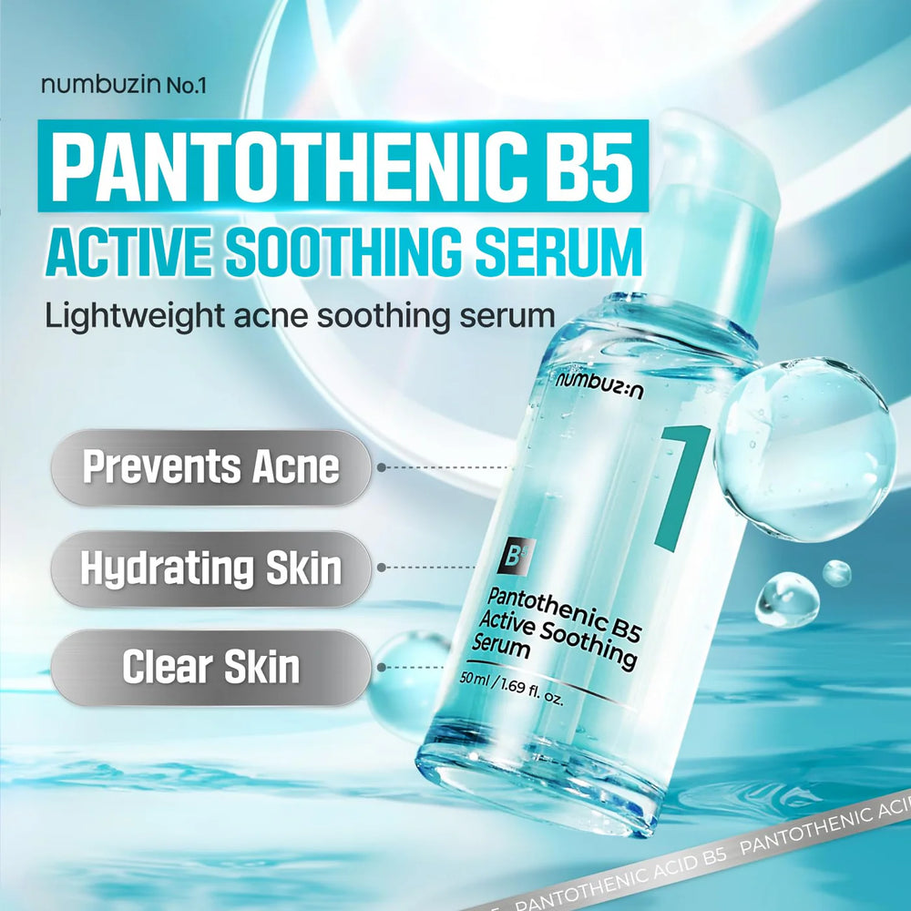 No.1 Pantothenic B5 Active Soothing Serum - Hloubkově hydratační a zklidňující sérum 30ml