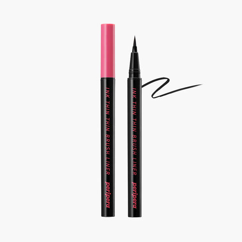 peripera - Ink Thin Brush Liner - Tekutá oční linka s ultra tenkým štětečkem