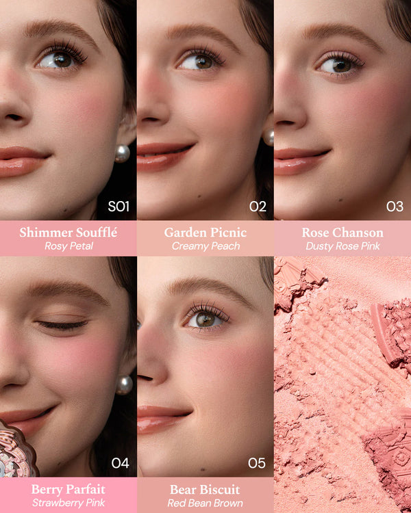 The Sweetie Bear Silk Satin Blush - Hedvábná saténová tvářenka s ultra jemnou texturou