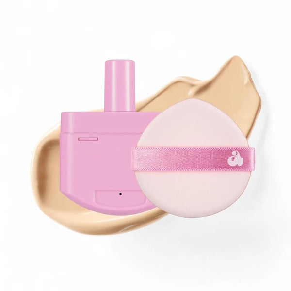 UNLEASHIA - Don’t Touch Glass Pink Cushion Re-Feel - Náhradní náplň make-upu v houbičce pro suchou pleť