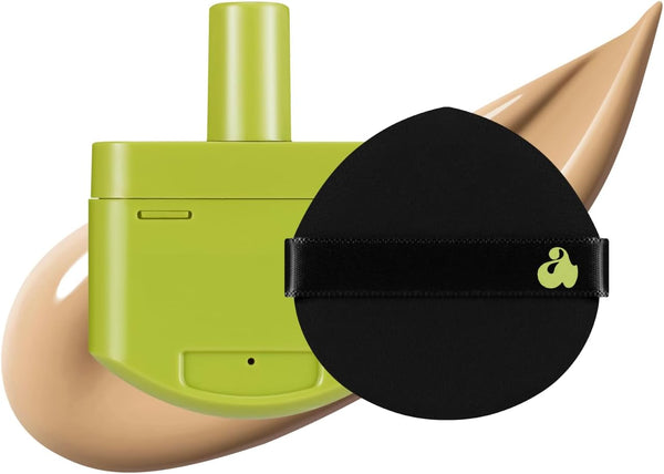 UNLEASHIA - Satin Wear Healthy-Green Cushion Re-Feel - Náhradní náplň make-upu v houbičce pro všechny typy pleti 15g