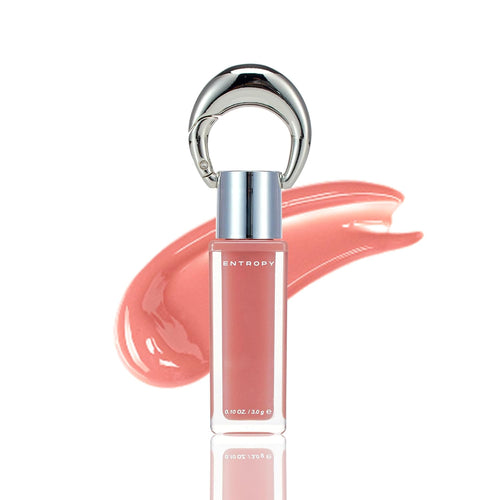 ENTROPY - Charm Tint Glossy Gel - Lesklý tint na rty a tváře s přívěskem na klíče