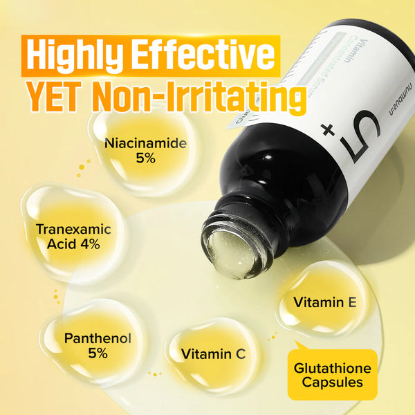No.5+ Glutathione Vitamin Concentrated Serum - Rozjasňující sérum na pigmentové skvrny 30ml