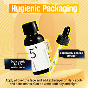 No.5+ Glutathione Vitamin Concentrated Serum - Rozjasňující sérum na pigmentové skvrny 30ml
