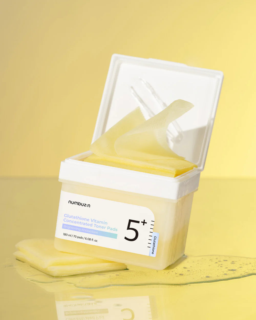 No.5+ Vitamin-Niacinamide Concentrated Toner Pads - Rozjasňující tonizační tampony proti pigmentovým skvrnám 70ks/180ml