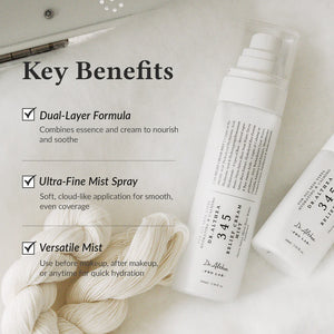 345 Relief Cream Mist - Zklidňující krémová mlha s rýžovým extraktem pro citlivou a dehydratovanou pleť 100ml