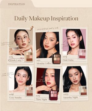 JOOCYEE - Lookbook Multi Palette - Multifunkční paletka 5v1 pro oči, tváře i rty