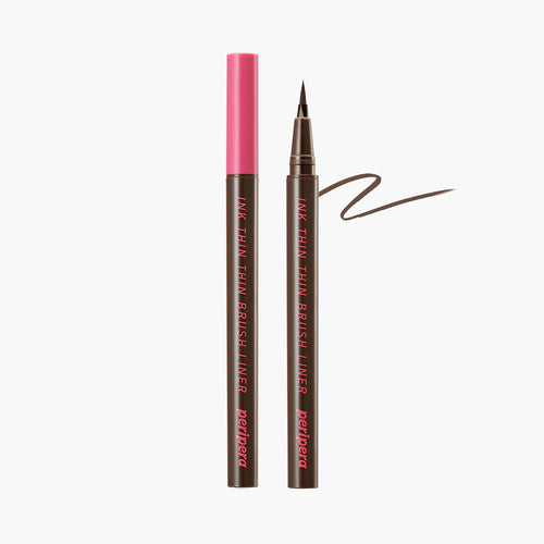 peripera - Ink Thin Brush Liner - Tekutá oční linka s ultra tenkým štětečkem