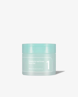 No.1 Centella Re-Leaf Green Toner Pads - Zklidňující dvouvrstvé tonizační tamponky s cica 70ks/190ml