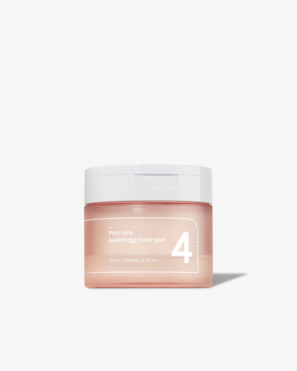 No.4 Pore Zero Peeled Egg Toner Pads - Čisticí a stahující pleťové tampony 70 ks/190ml