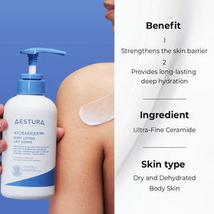 Atobarrier 365 Body Lotion - Hloubkově hydratační tělové mléko pro suchou pokožku 400ml