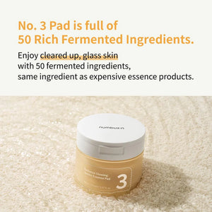 No.3 Radiance Glowing Jumbo Essence Pads - Rozjasňující pleťové tamponky s esencí 70ks/1ř0ml