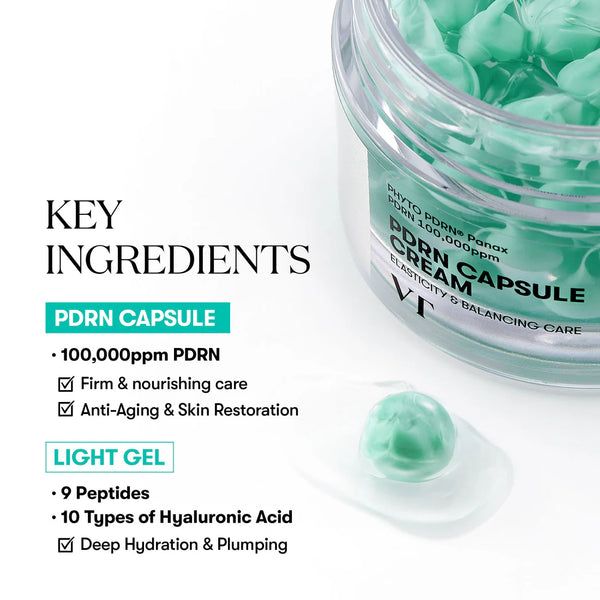 VT Cosmetics - PDRN Cream 100 - Gelový krém s hydratačními a regeneračními účinky 50 ml